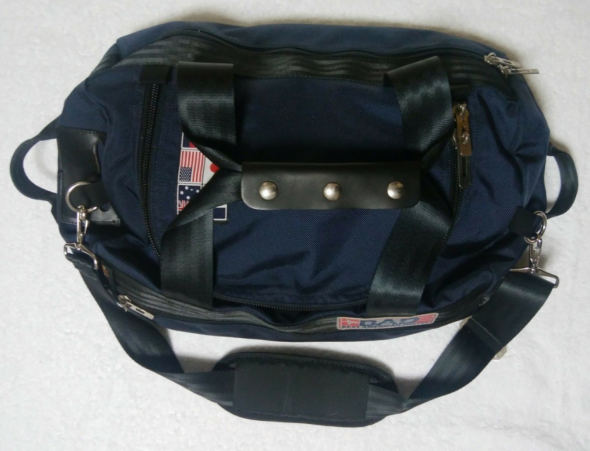 美品 ベストアメリカンダッフル BAD BAGS　3way USA製　ネイビー　ボストンバッグ　ショルダー　リュック　バックパック　/ グレゴリー_画像2