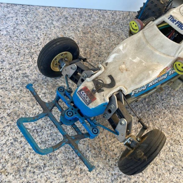 ≪超目玉★12月≫ 70年代 絶版 1/10 バンパー 当時物 マイティフロッグ 電動RC 田宮模型