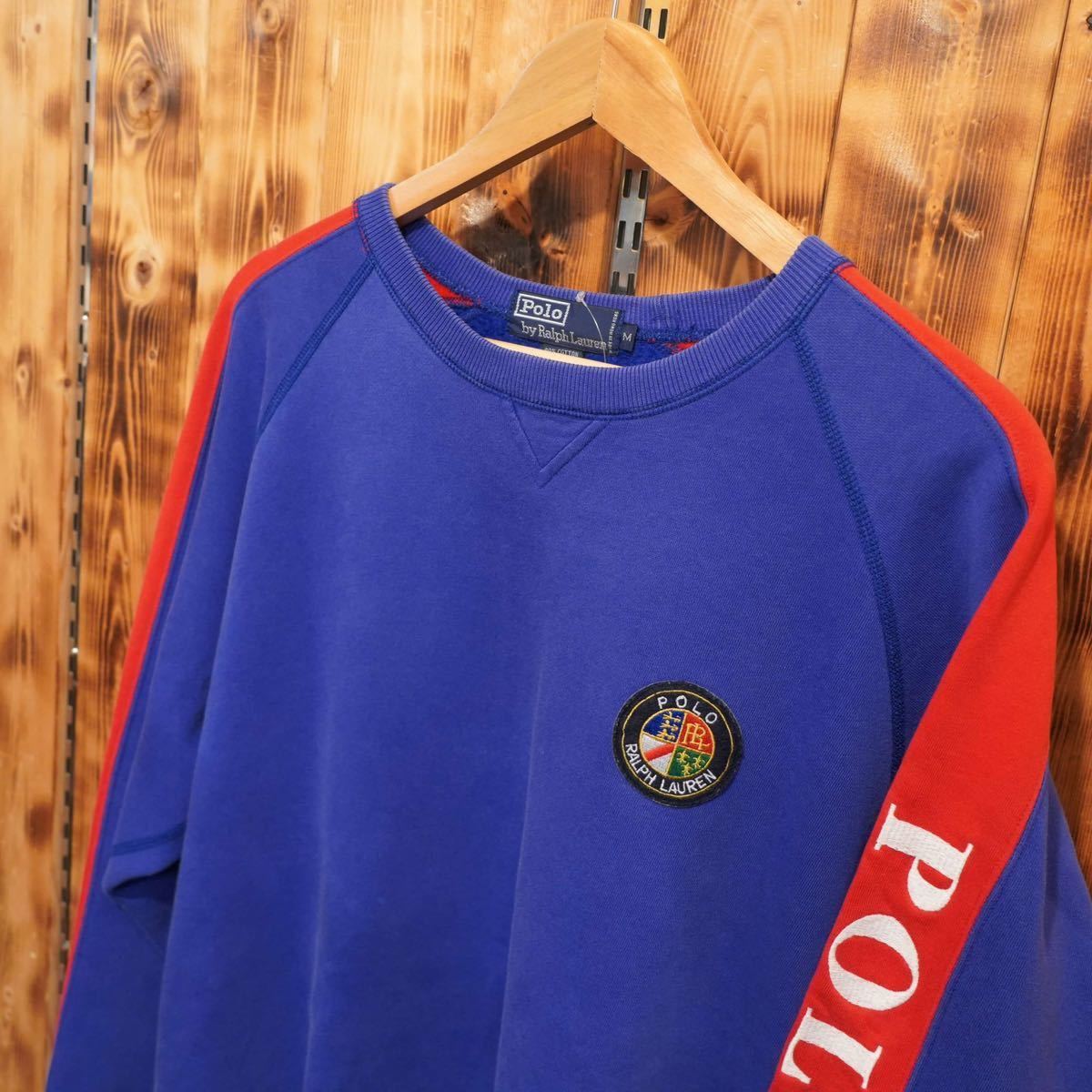 90s ralphlauren クッキーパッチ　スウェット　M/ski スキー　ラルフローレン_画像3