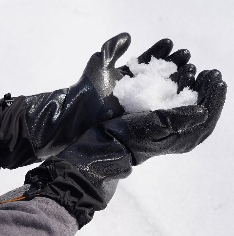 TEMRES 02 winter ショーワグローブ LL ブラック カフ付き防寒手袋 テムレス02 スキー スノーボード アウトドア_画像4