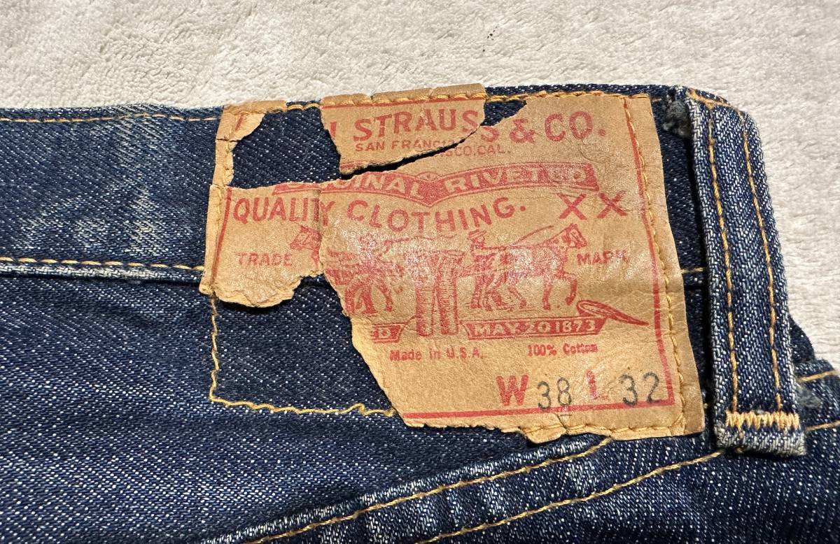 【VINTAGE】LEVI'S 501 BIG E 60年代後半 リーバイス ビッグE ビンテージ 赤耳 501XX 60's【貴重】_画像3