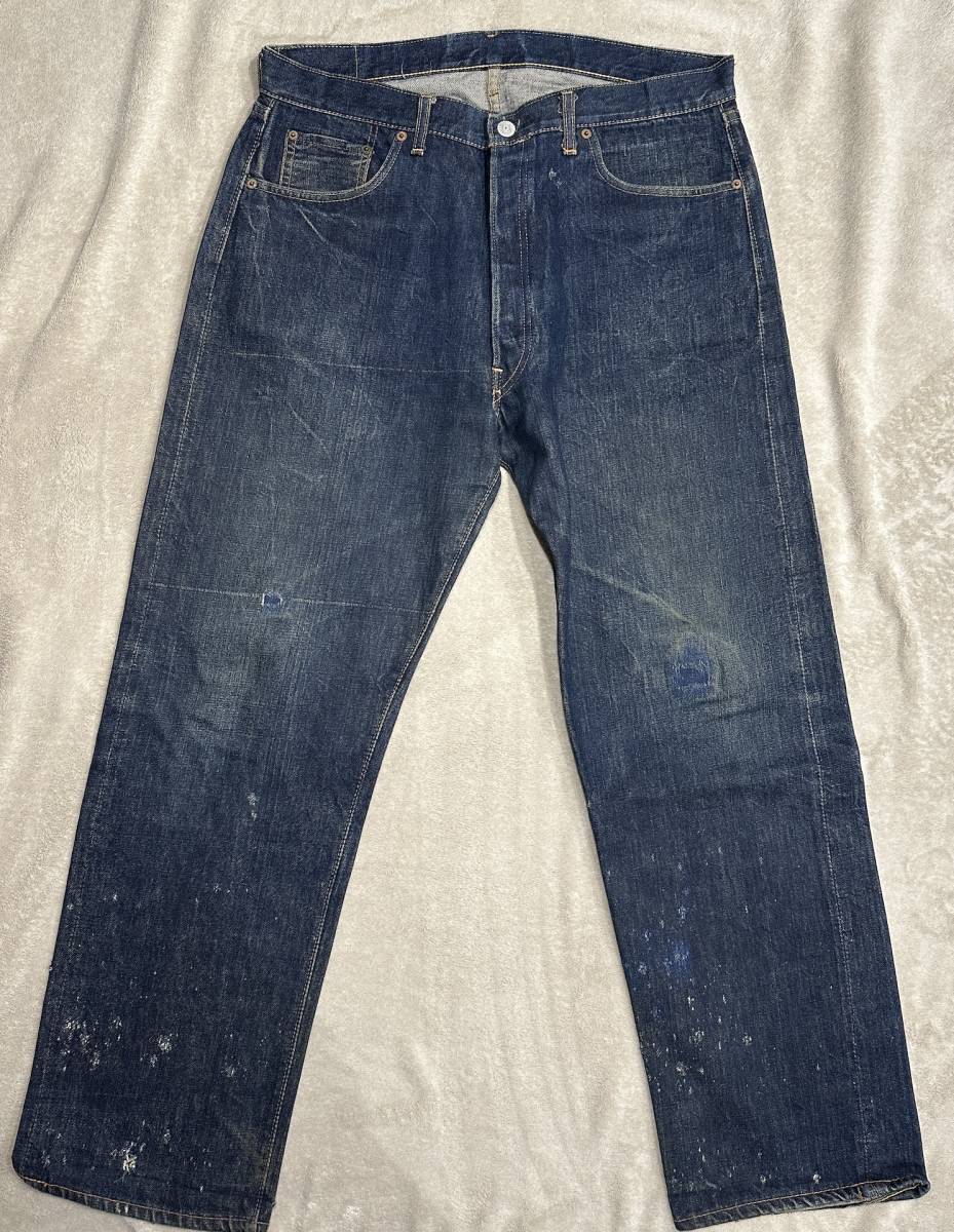 【VINTAGE】LEVI'S 501 BIG E 60年代後半 リーバイス ビッグE ビンテージ 赤耳 501XX 60's【貴重】_画像1