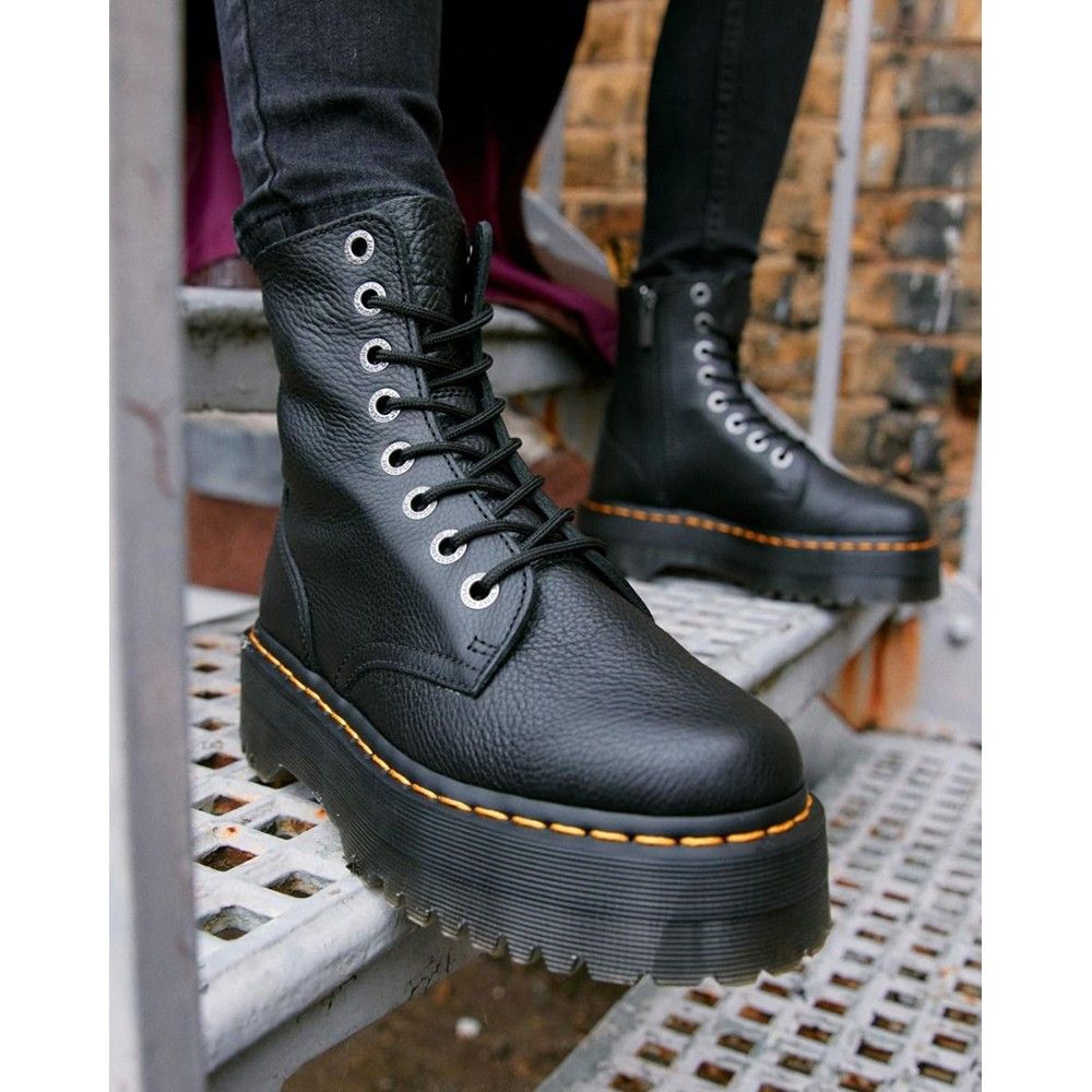 Dr.Martens JADON III サイドジップ厚底8ホールブーツ UK7 新品同様 定価36,300円 ジェイドン