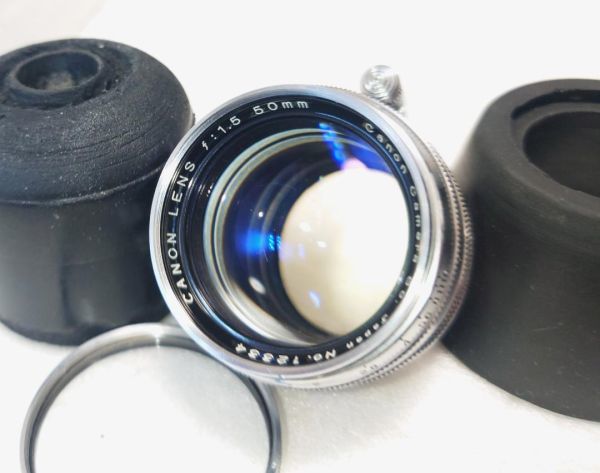 ★★希少！超美品★★CANON キヤノン 50mm F1.5 Lマウント★完動品★_画像1