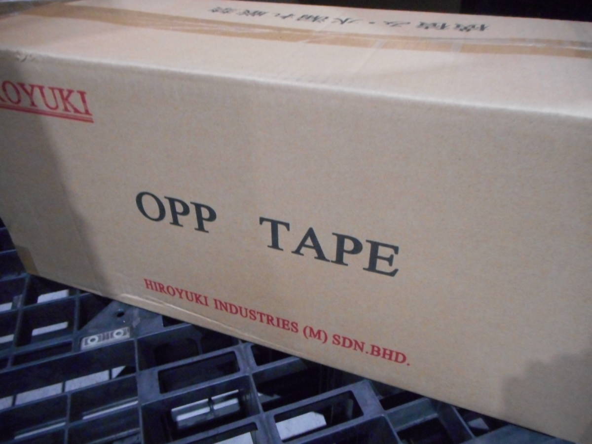 新品未使用　複数有　新品　OPPテープ 　OPP　48C　透明 ビニールテープ 幅48mm×100m巻 50巻入 梱包テープ 粘着テープ 透明テープ　１_画像4