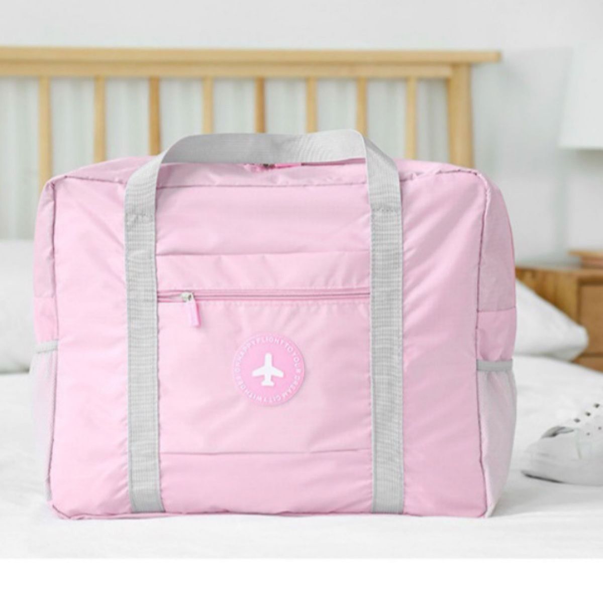 ボストンバッグ マザーズ 拡張型 スポーツ トラベルバッグ キャリーオン 鞄　 トートバッグ バッグ エコバック　ピンク