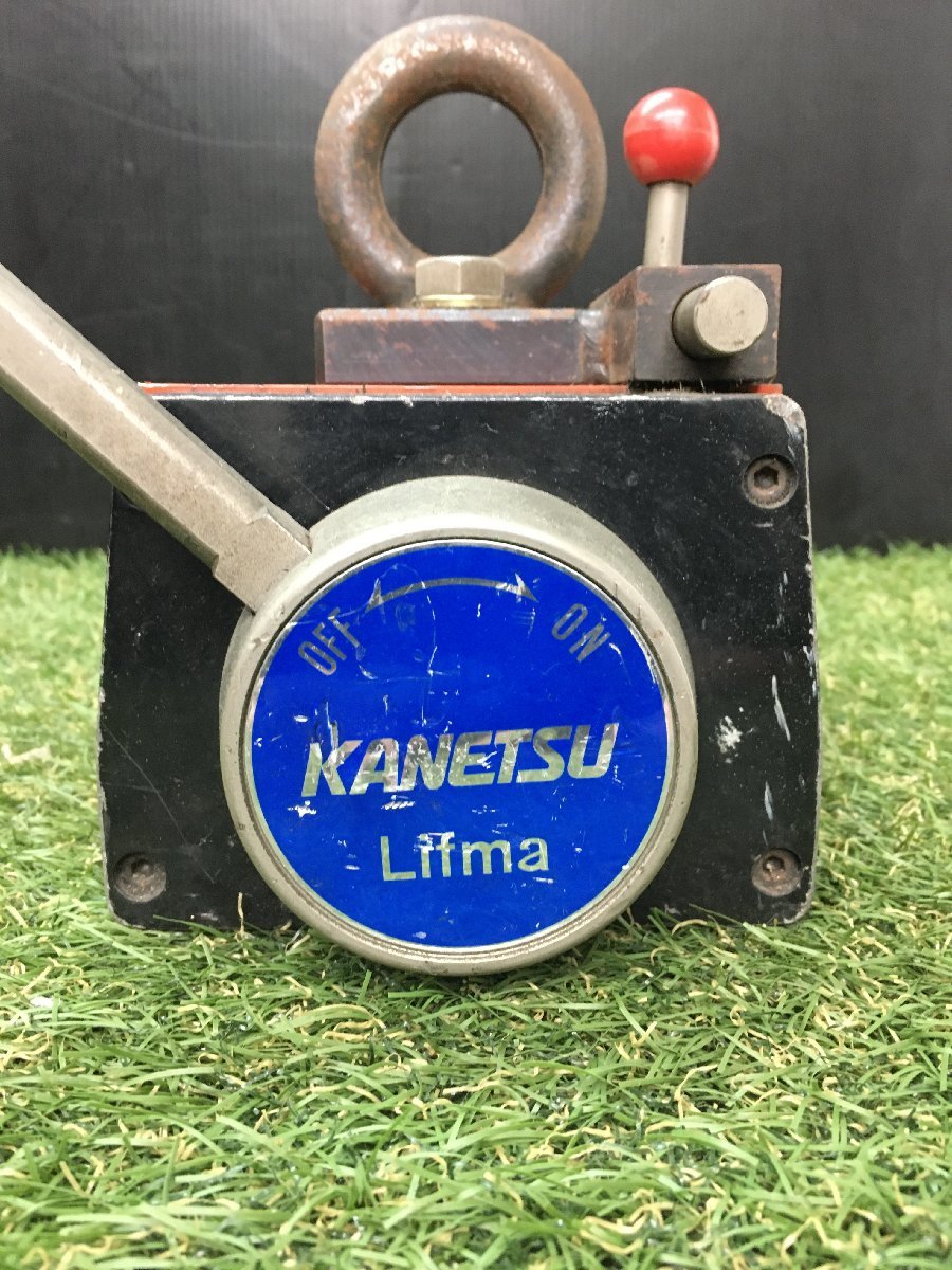 【中古品】KANETSU リフティングマグネット 型番不明 接地面寸法130mm×180mm / ITCILXV0UK0O_画像5