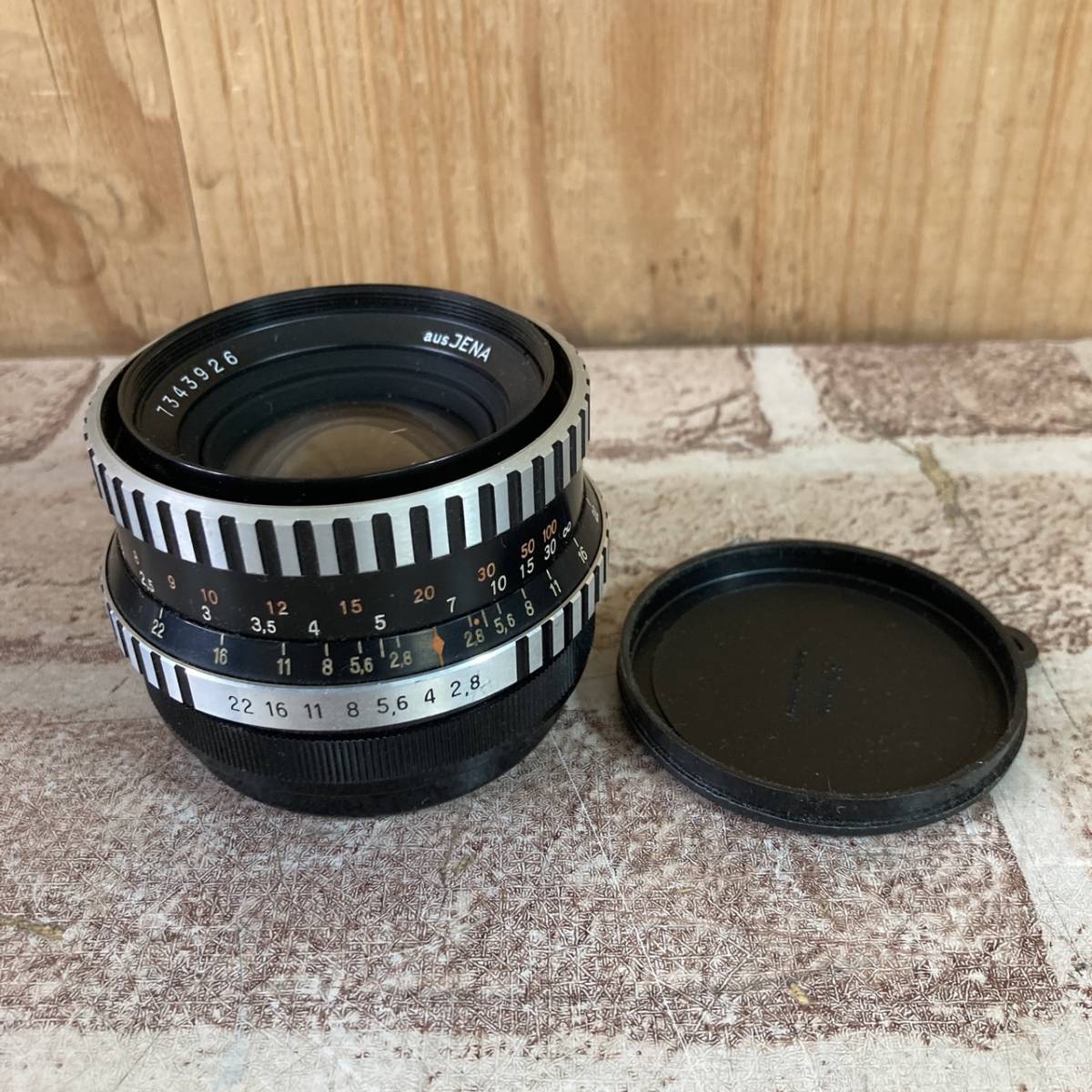 [12-349]Carl Zeiss Jena DDR Tessar Bm1:2.8 f＝80 カールツァイス イエナ テッサー マウント ドイツ _画像1