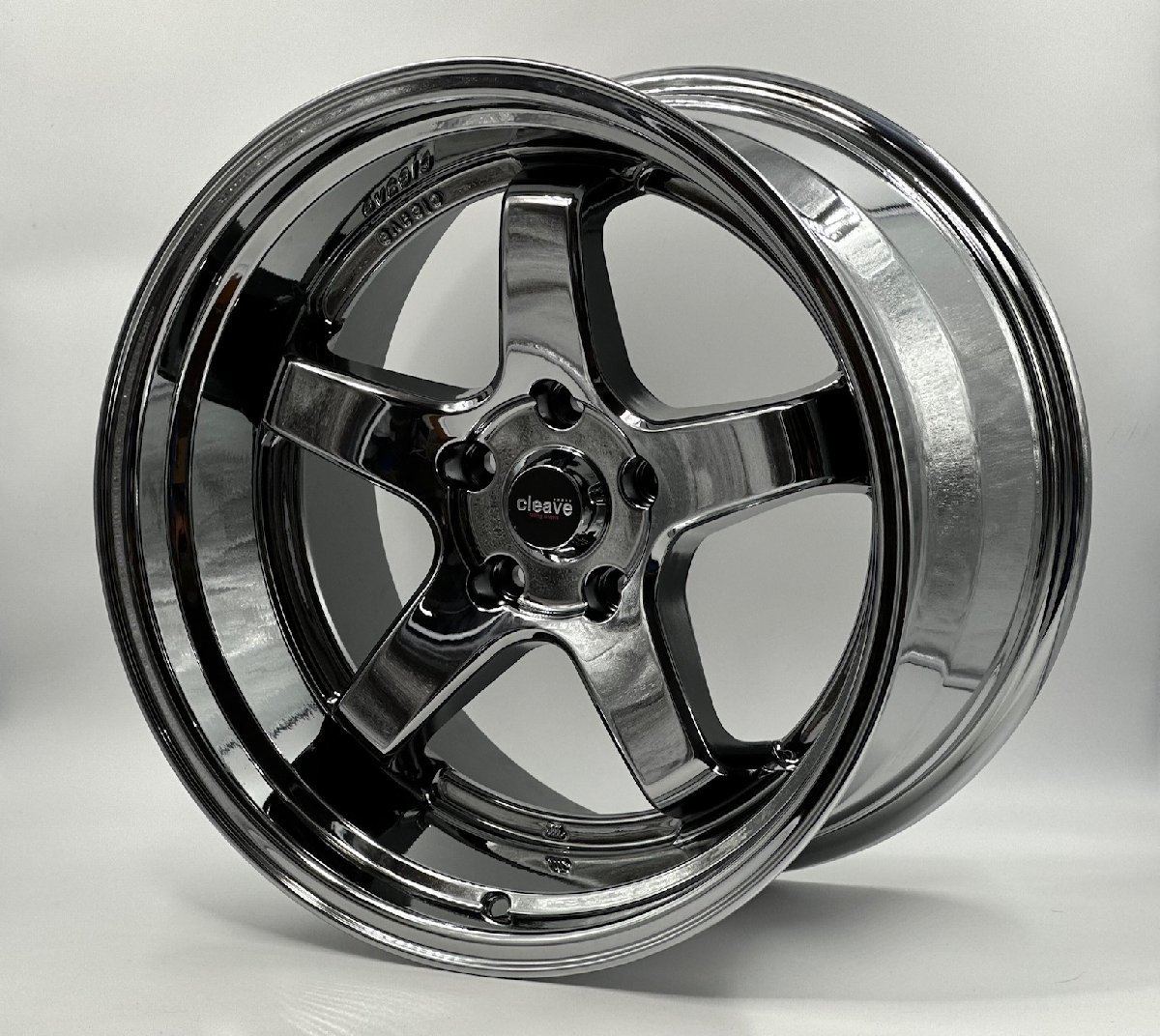 CLEAVE RACING FL53 18x10.5J +15 5H-114.3 SMC 2本セット 新色_画像1