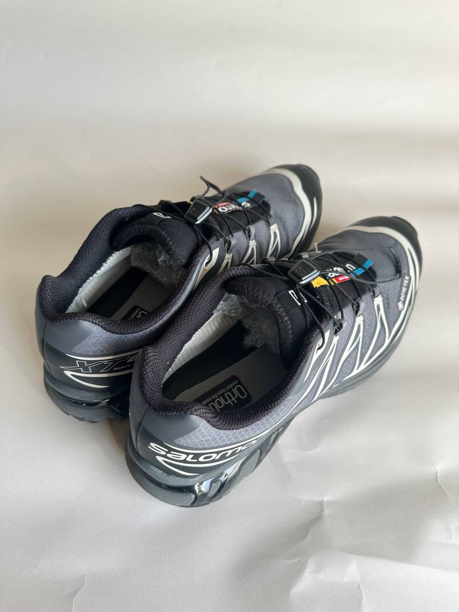 中古 29cm SALOMON XT-6 GTX GORE-TEX Black Evony/Lunar Rock サロモン ゴアテックス_画像3