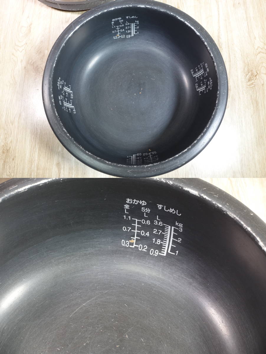 Panasonic パナソニック IHジャー 炊飯器 SR-PGB36P 3.6L 5合〜20合 電源200V 業務用 動作確認済み 管理番号5735_画像9