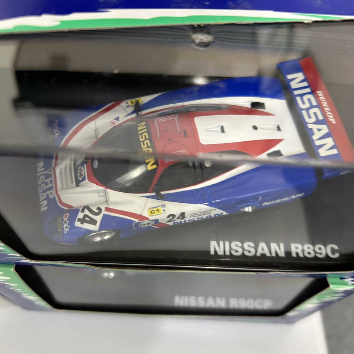 未使用　EBBRO 、Q-MODEL.JP NISSAN R91CP 1992 DAYTONA WINNER white/BLUE、R890 24、CALSONIC R92 CP 4つセット　ミニカー 1/43_画像4