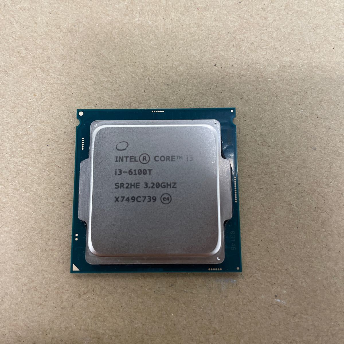 エ100 Intel CPU Core i3-6100T_画像1