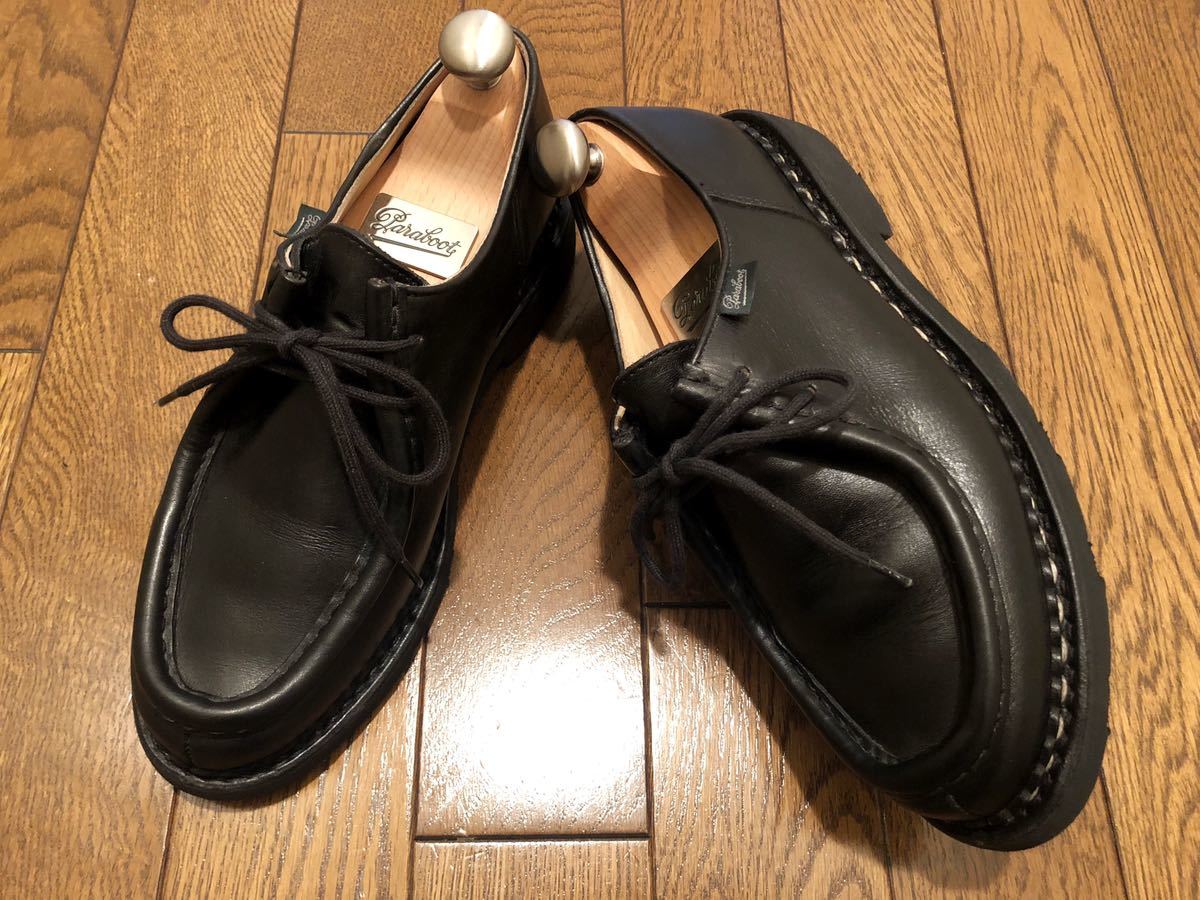 Paraboot MICHAEL 4ハーフ NOIR ノアール ブラック 黒 パラブーツ ミカエル CHAMBORD シャンボード