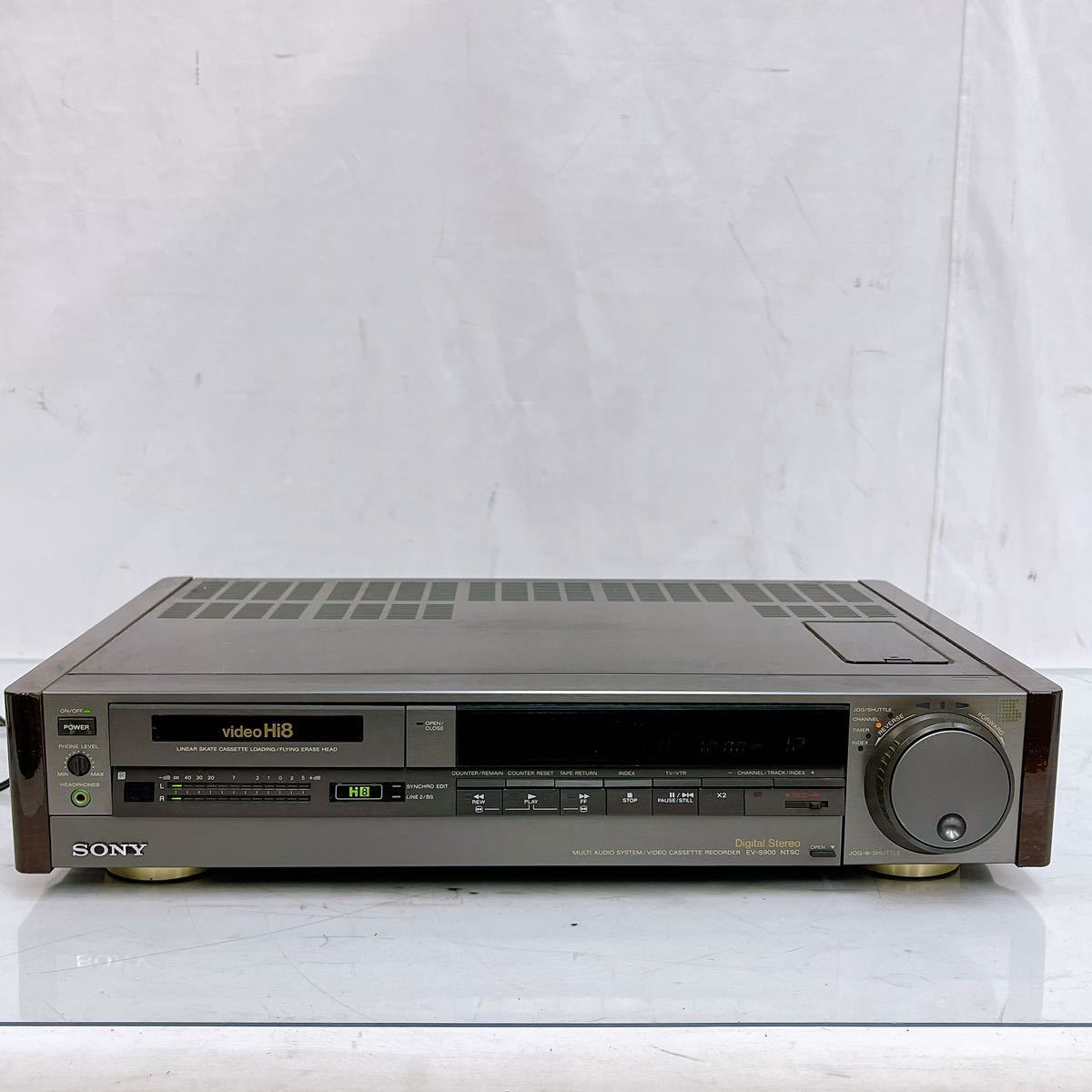 11SB160 SONY ソニー ビデオカセットレコーダー EV-S900 デッキ オーディオ機器 通電OK 中古 現状品 動作未確認* カセット開封ジャンク_画像2