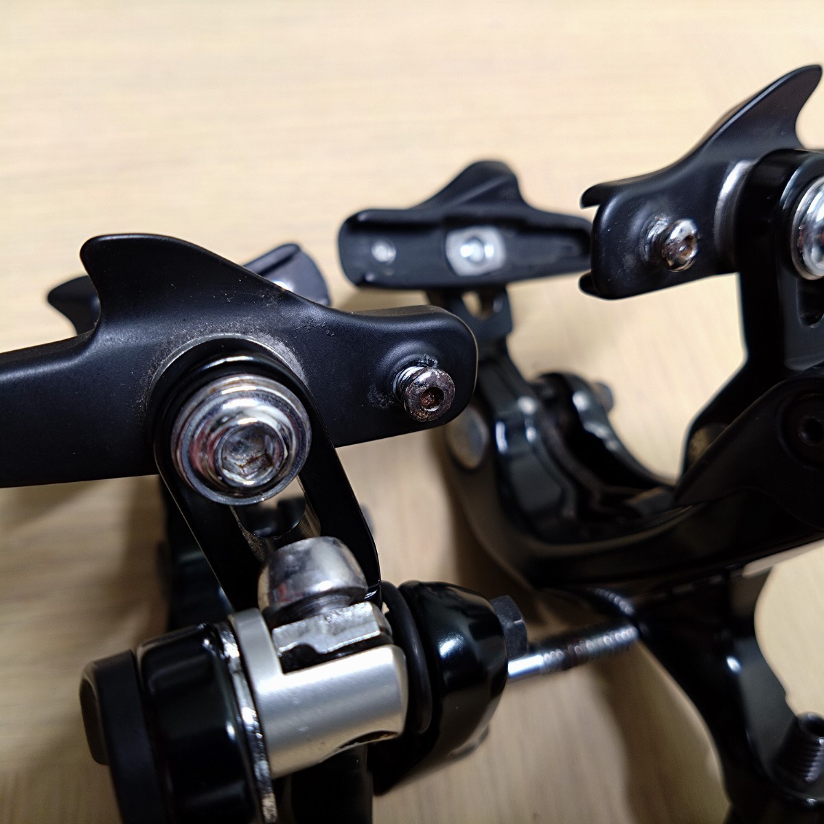 SHIMANO　105　BR-R7000　キャリパーブレーキ前後セット　シマノ　BBBカーボンブレーキシュー　ロードバイク_画像6