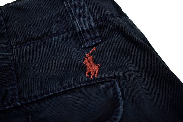 K-4270★Polo by Ralph Lauren ポロ ラルフローレン USA★メンズ男 正規品 ネイビー濃紺 ポニーロゴ刺繍 チノ パンツ ショート パンツ W-30_画像8