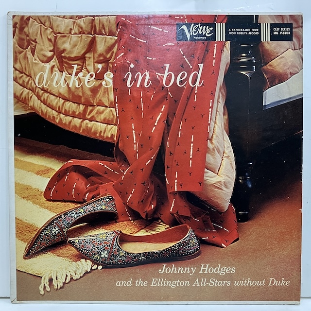●即決LP Johnny Hodges / Duke's In Bed mgv8203 j39202 米盤、黒銀T/Vinc Dg Mono ジョニー・ホッジス