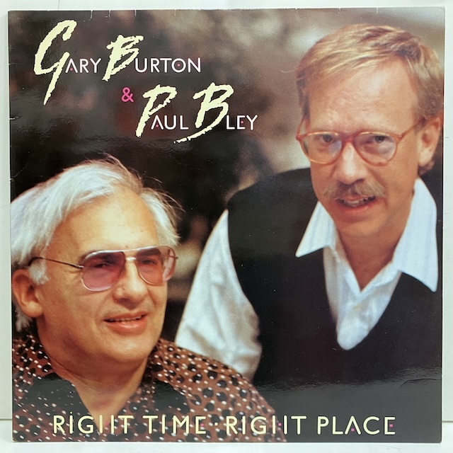 ●即決LP Gary Burton Paul Bley / Right Time Right Place Sntf1038 ej4186 英オリジナル、 の画像1