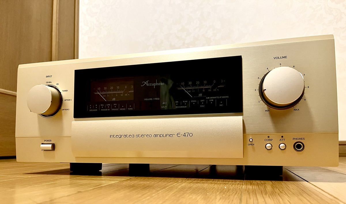 ★☆美品！Accuphase アキュフェーズ E-470 プリメインアンプ サービス品多数！！☆★の画像1