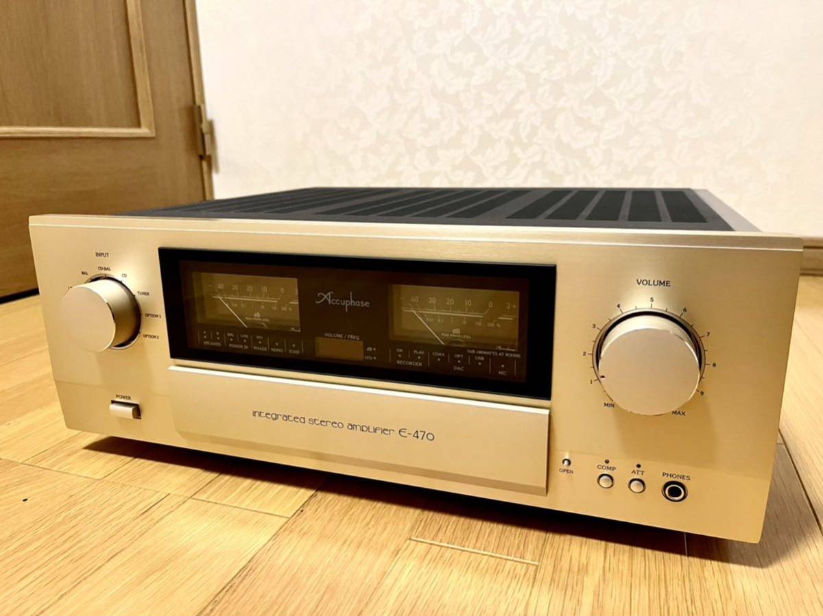 ★☆美品！Accuphase アキュフェーズ E-470 プリメインアンプ サービス品多数！！☆★の画像7