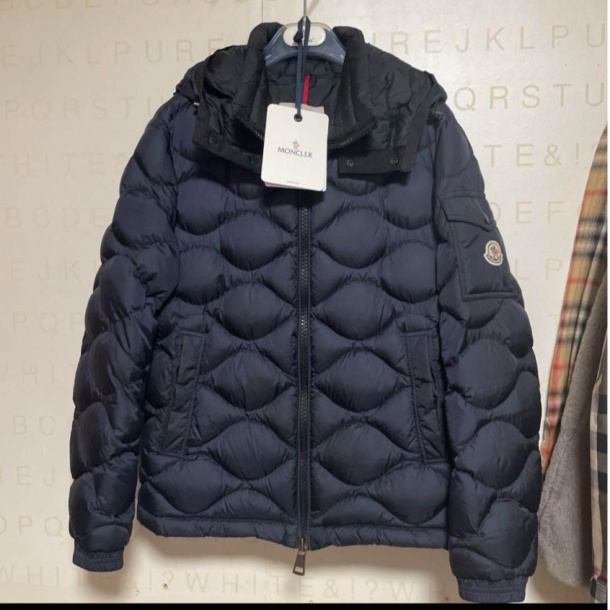 傷ありMONCLER MORANDIERES サイズ0 ネイビー  モランデレス