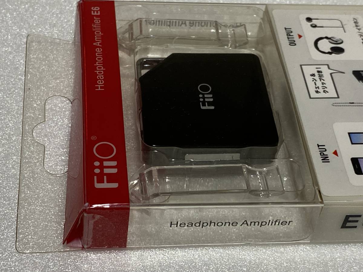  unused new goods waste number oyaide Fiio portable headphone amplifier E6