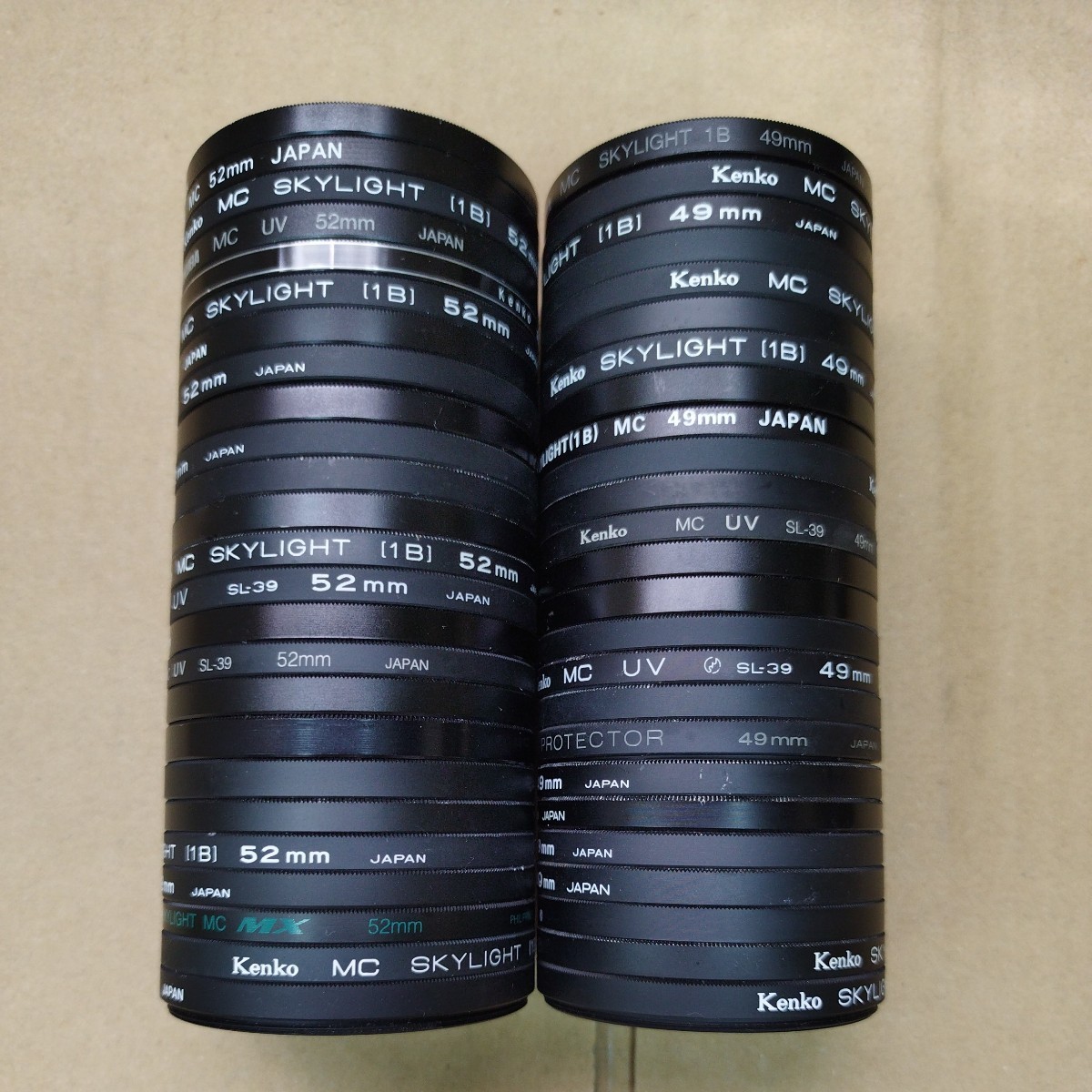 1円スタート カメラ レンズフィルター まとめて 49 52 55 62 72 中古 ジャンク品 LENS 1428_画像2