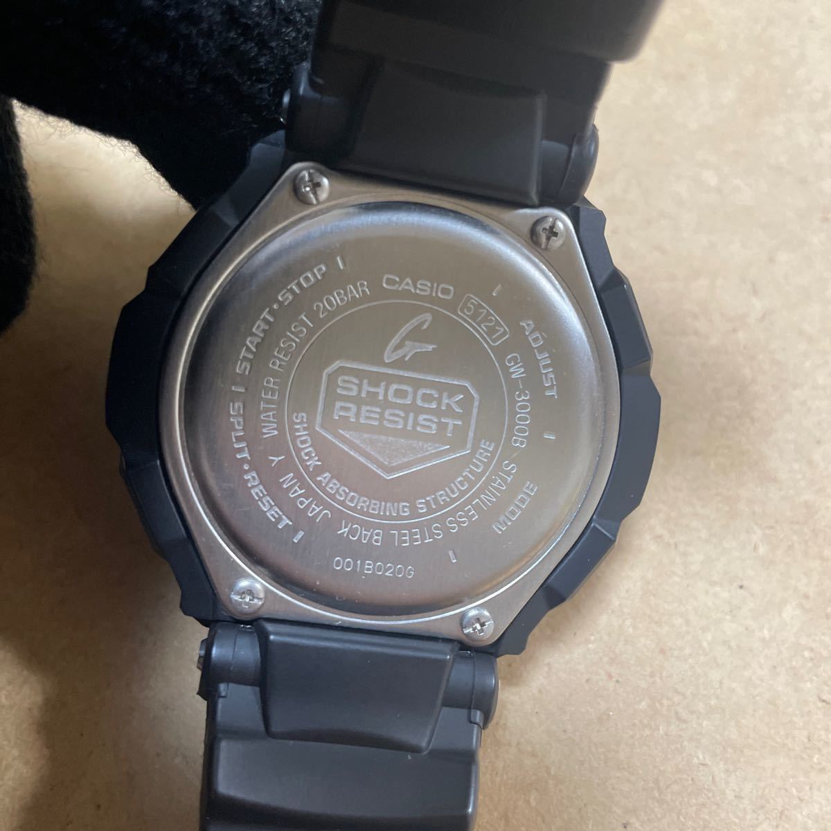 ◇ 美品G-SHOCK GW-3000B-1AJF グラビティマスター スカイコックピット タフソーラー 電波受信 電波ソーラー マルチバンド6 オレンジ ◇_画像5