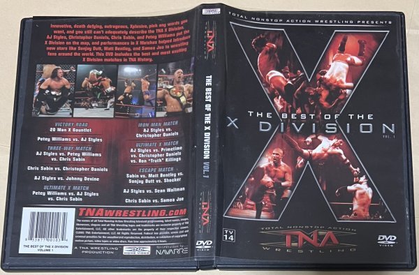 2枚組DVD TNA PRESENTS THE BEST OF THE X DIVISION VOL.1_画像1