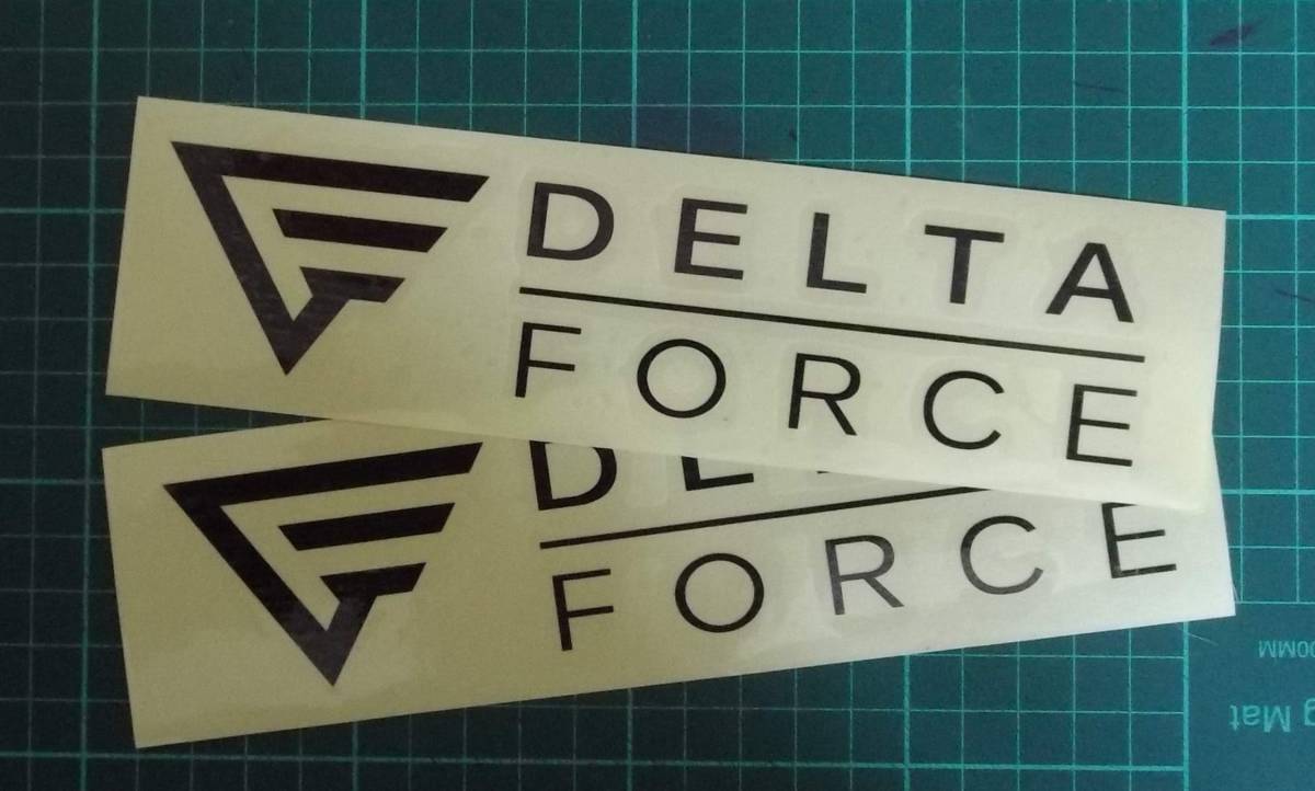 DELTA FORCE切り文字ステッカー_画像1