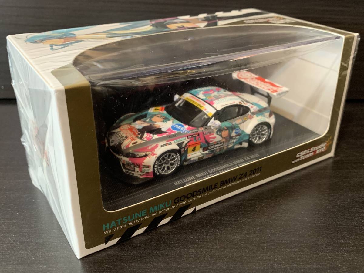 初音ミク　グッドスマイル BMW Z4 2011スーパーGT Rd.6 FSW 250km EBBRO （エブロ）1/43 Scale_画像2