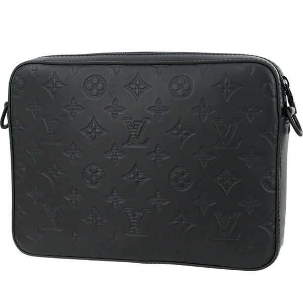 ルイヴィトン LOUIS VUITTON ショルダーバッグ メンズ M69827 デュオメッセンジャー モノグラムシャドウ ブラック 146-4-32_画像3