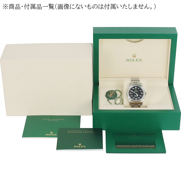 ロレックス ROLEX 腕時計 エアキング 116900 22番8桁 SS ブラック文字盤 h-e392_画像9