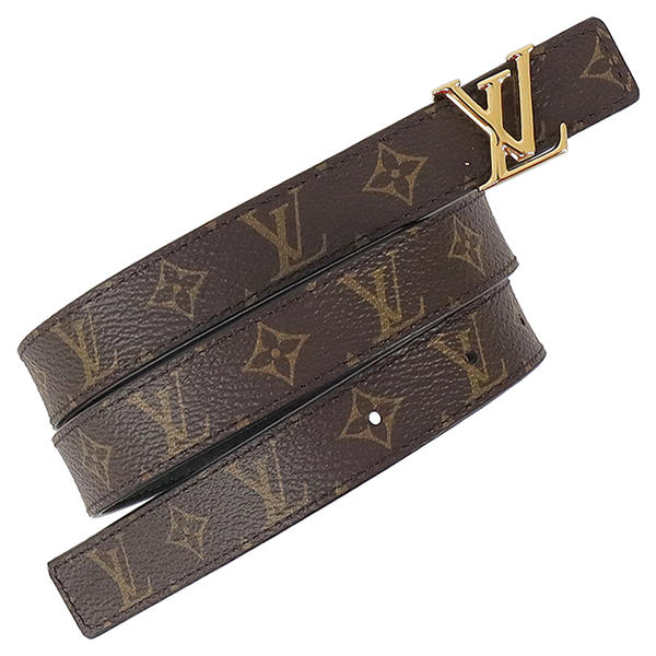 ルイヴィトン LOUIS VUITTON ベルト LVアイコニック 20mm リバーシブル レディース M0431M ブラウン ブラック 3588