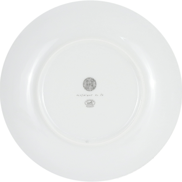 エルメス HERMES プレート デザートプレート ペア モザイク 24 プラチナ Mosaique au 24 platinum dessert plate 3239_画像3