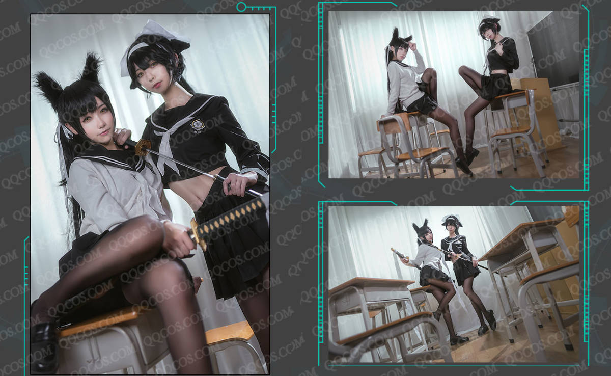 【25%OFF】 ★コスプレ衣装即納★Azur Lane/アズ-ルレ-ン風★ 愛宕 (あたご)★犬 ★ JK ★セーラー服★コスプレ衣装★豪華★高品質 コスプレ衣装