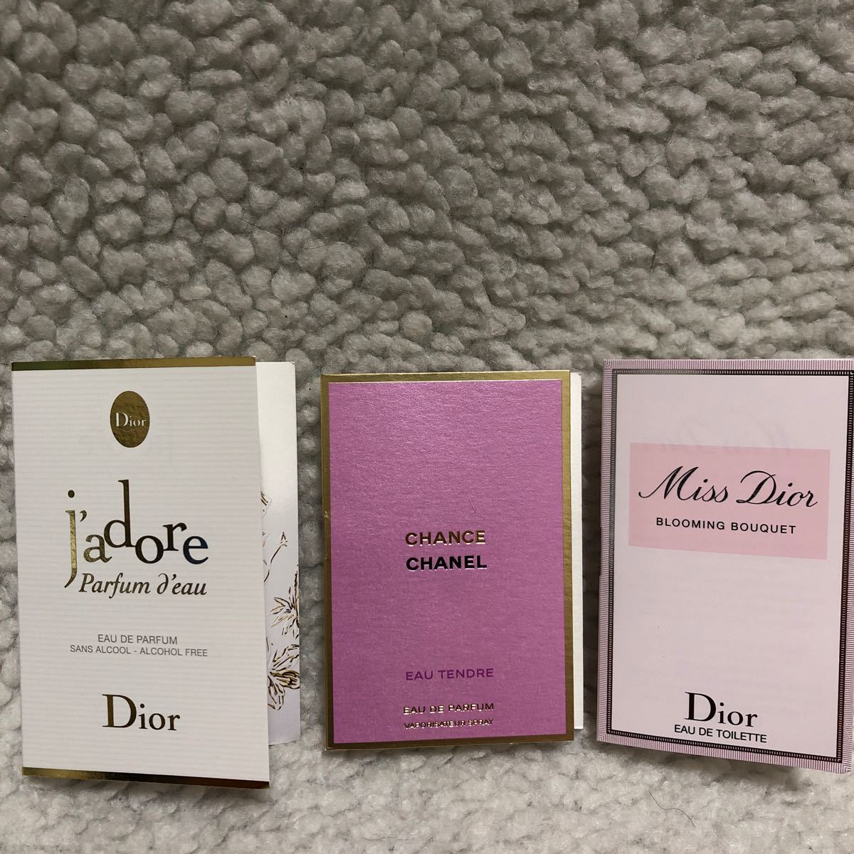 新品 未使用 非売品 シャネル CHANEL ディオール DIOR ミニボトル 香水 チャンスオー ミス ディオール ブルーミング ジャドール 1.5_画像1