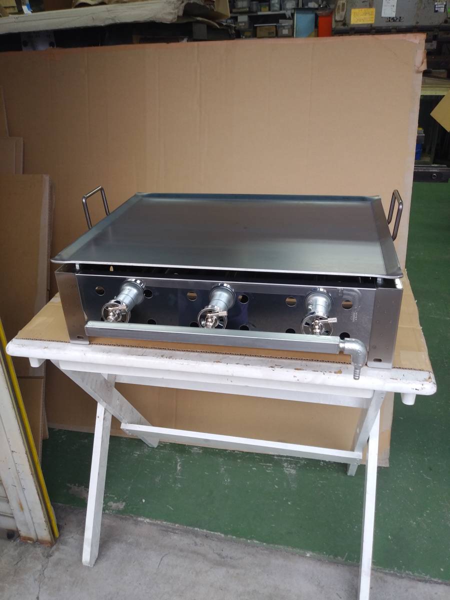  teppanyaki grill width 600 okonomiyaki soba on sale LPG grill BBQ iron plate ... shop griddle business use propane gas new goods unused an educational institution culture festival 