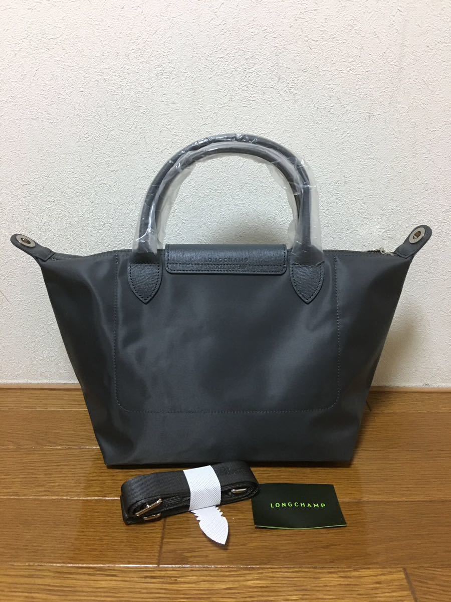 【新品】ロンシャン LONGCHAMP ル　プリアージュ　ネオ　2wayバッグS グレー_画像2