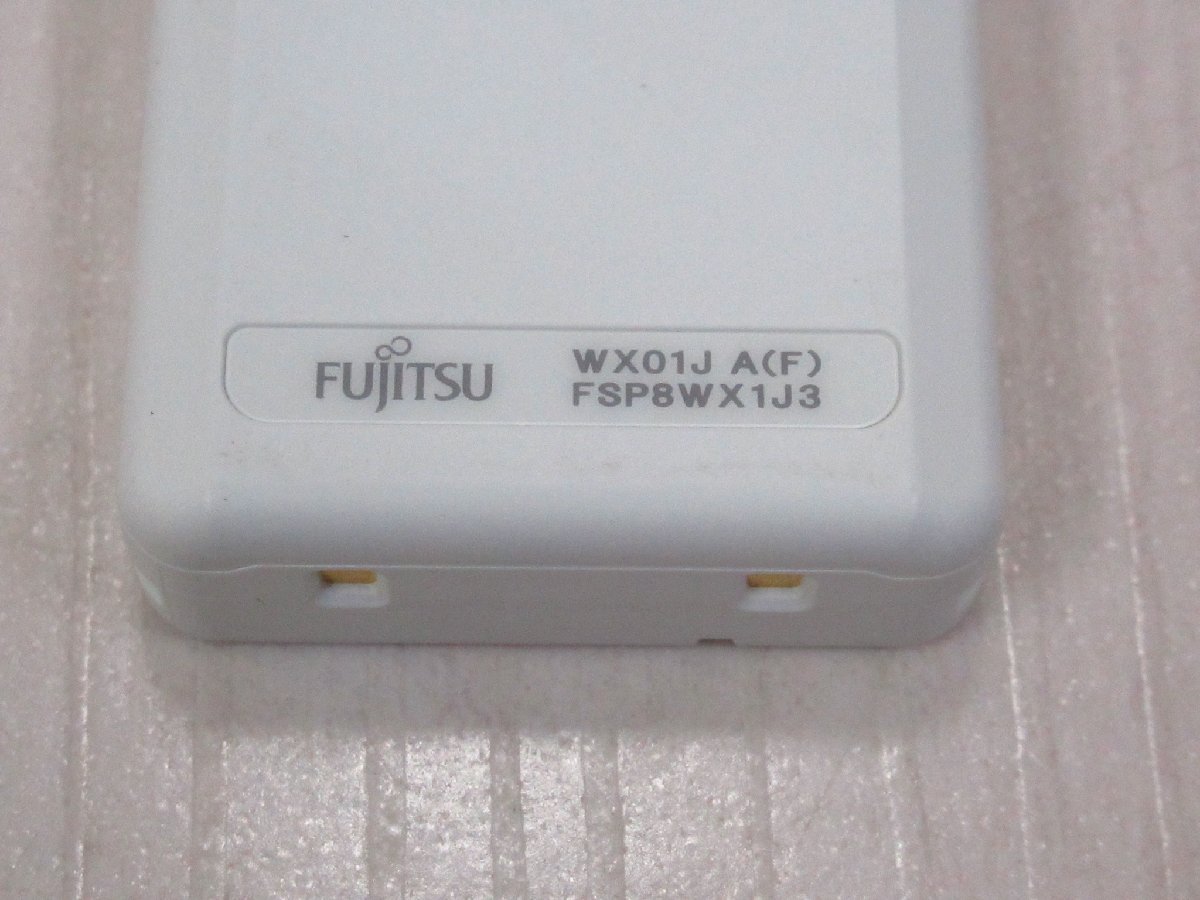 ▲Ω XI2 6754 保証有 18年製 キレイ 富士通 PHS電話機 WX01J A(F) / FSP8WX1J3 3台セット 電池付 初期化済 白ロム ・祝10000！取引突破！_画像7