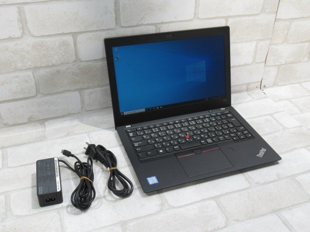 11209 Ω 新DCN 1683ｍ 保証有 LENOVO ThinkPad X280【 Win10 Pro / i5-8250U / 8.00GB / SSD:256GB 】インカメラ動作OK