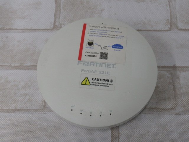 Ω 新N 0129♪ 保証有 FORTINET【 FAP-221E-J 】FortiAP-221E 無線アクセスポイント PoE給電対応 本体のみ・祝10000!取引突破!!