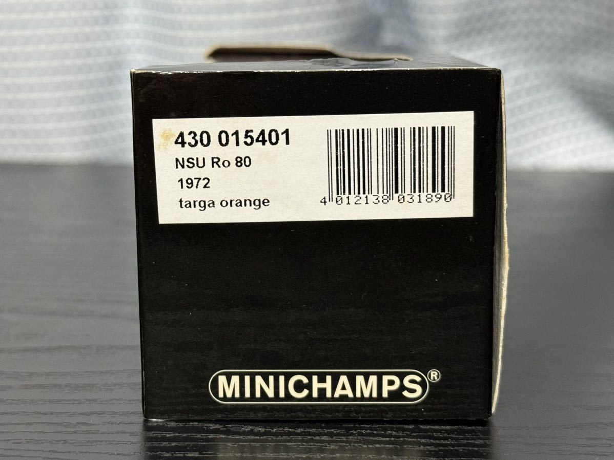 MINICHAMPS/ミニチャンプス/NSU RO80 (Targaorange)/ローエイティー/1/43/ミニカー/_画像2