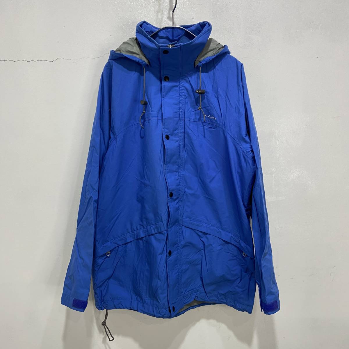 ☆送料無料☆80s☆Windy Pass By The North Face☆ザノースフェイス☆ナイロンマウンテンパーカー☆M☆台湾製☆ブルー☆L23M_画像1