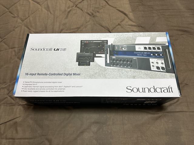 【送料無料】Soundcraft Ui16 Wi-Fi コントロール・デジタルミキサー 16ch 新品同様_画像1