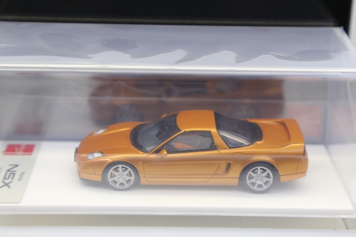 アイドロン 1/43 ホンダ NSX (NA2) タイプS 2001 ニューイモラオレンジパール　EM587A メイクアップ　 59NO_画像2