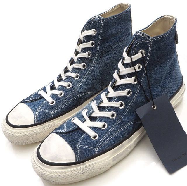 nonnative DWELLER TRAINER HI PATCHWORK USED DENIM by SPINGLE MOVE for ISETAN hobo vendor 伊勢丹 ノンネイティブ 6