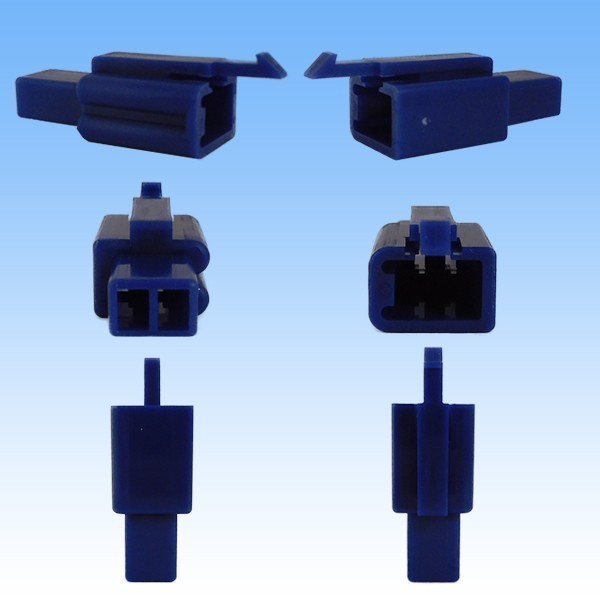 住友電装 110型 MTW 2極 カプラー コネクター・端子セット 青色_画像2