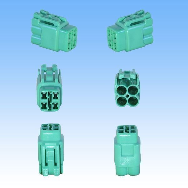 住友 090型 MT 防水 4極 メスカプラー コネクター・端子セット B固定 緑_画像2